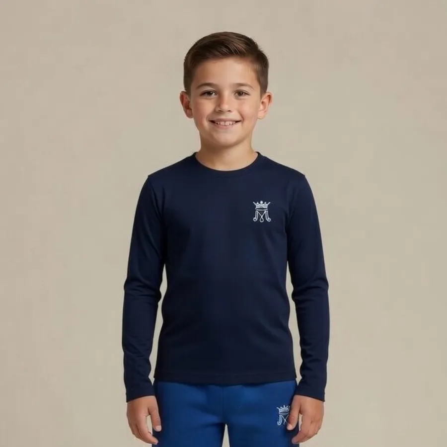 foto ai primaria t shirt lunga navy