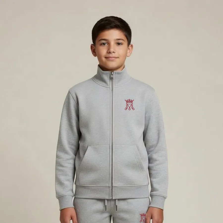foto ai secondaria cardigan grigio