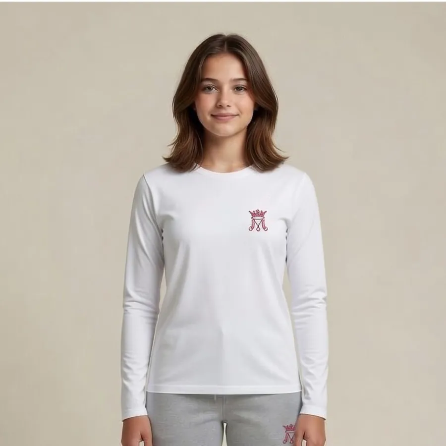 foto ai secondaria t shirt lunghe bianca 1